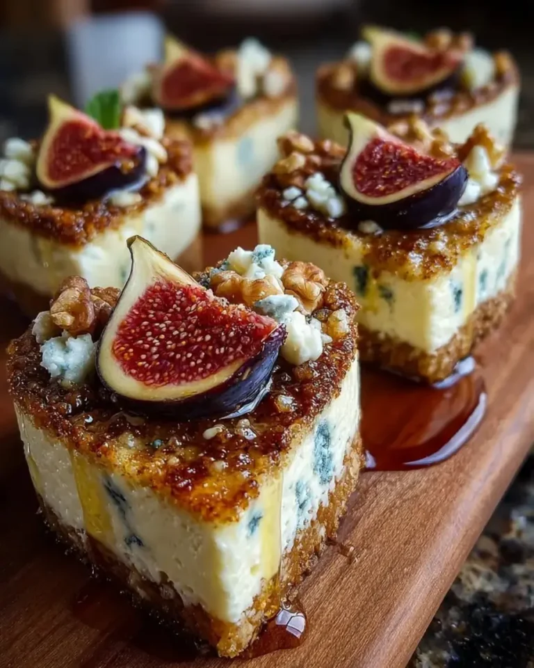 No-Bake Hot Honey Fig & Blue Cheese Velvet Hearts