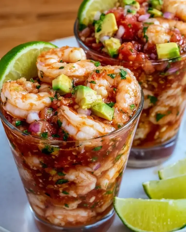 Zesty Low-Carb Mexican Shrimp Cocktail Cups