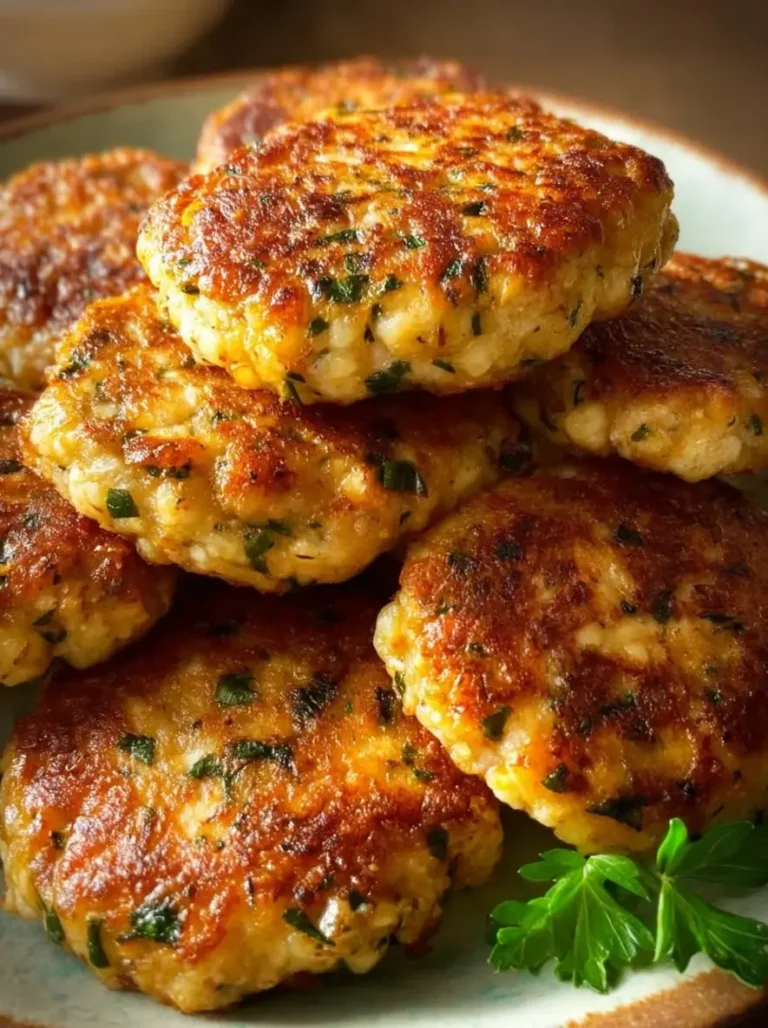 Herb-Infused Chicken Patties – Perfectly Crispy & Juicy