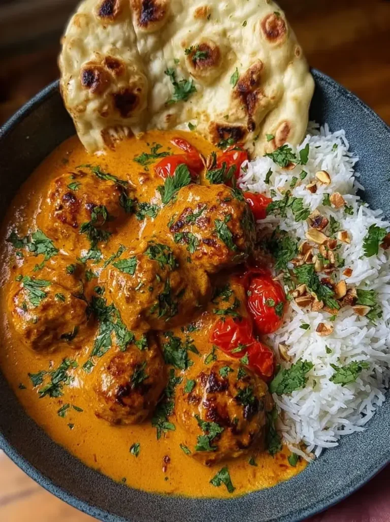 Rustic Coconut Curry Chicken Meatballs – Easy & Cozy Dinner