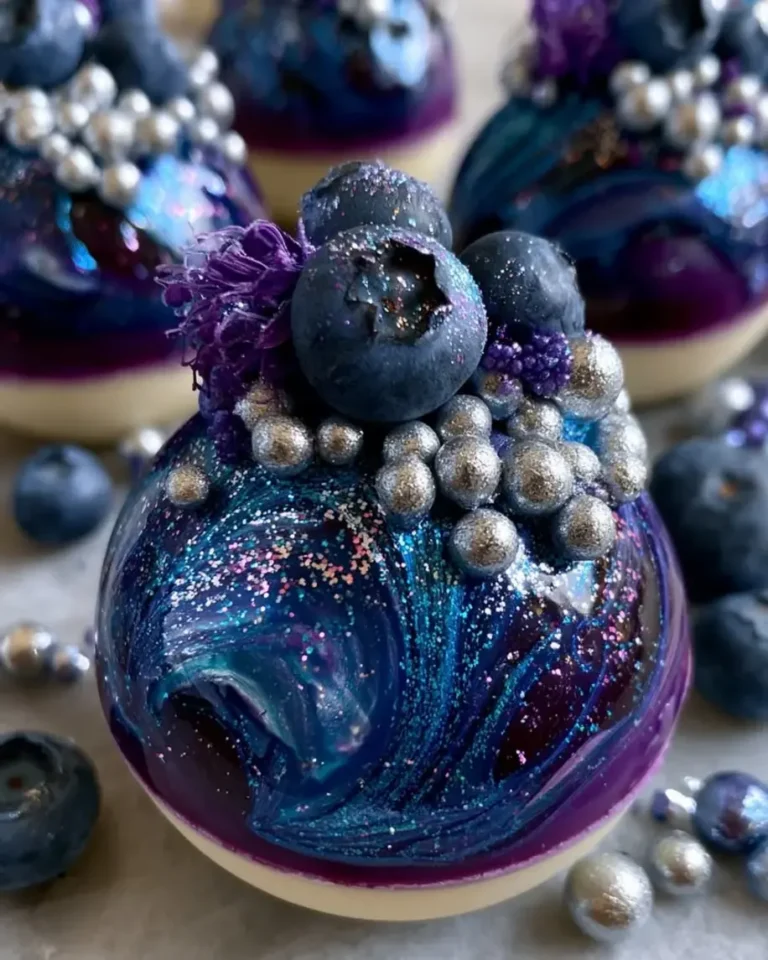 How to Make Galaxy Blueberry Violet Velvet Pearl Bombs