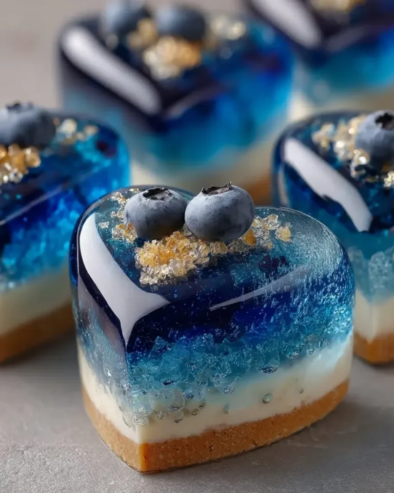 Sapphire Blueberry Coconut Dream Hearts