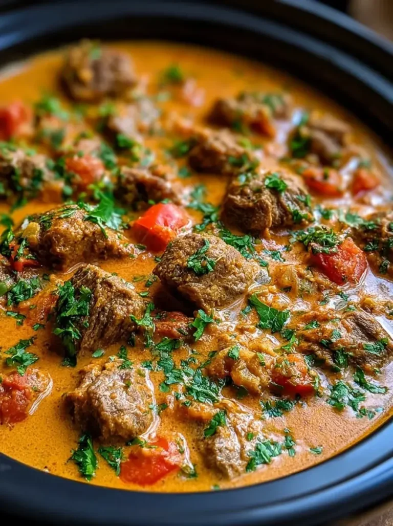 Rich & Creamy Slow-Simmered Coconut Beef Curry Recipe
