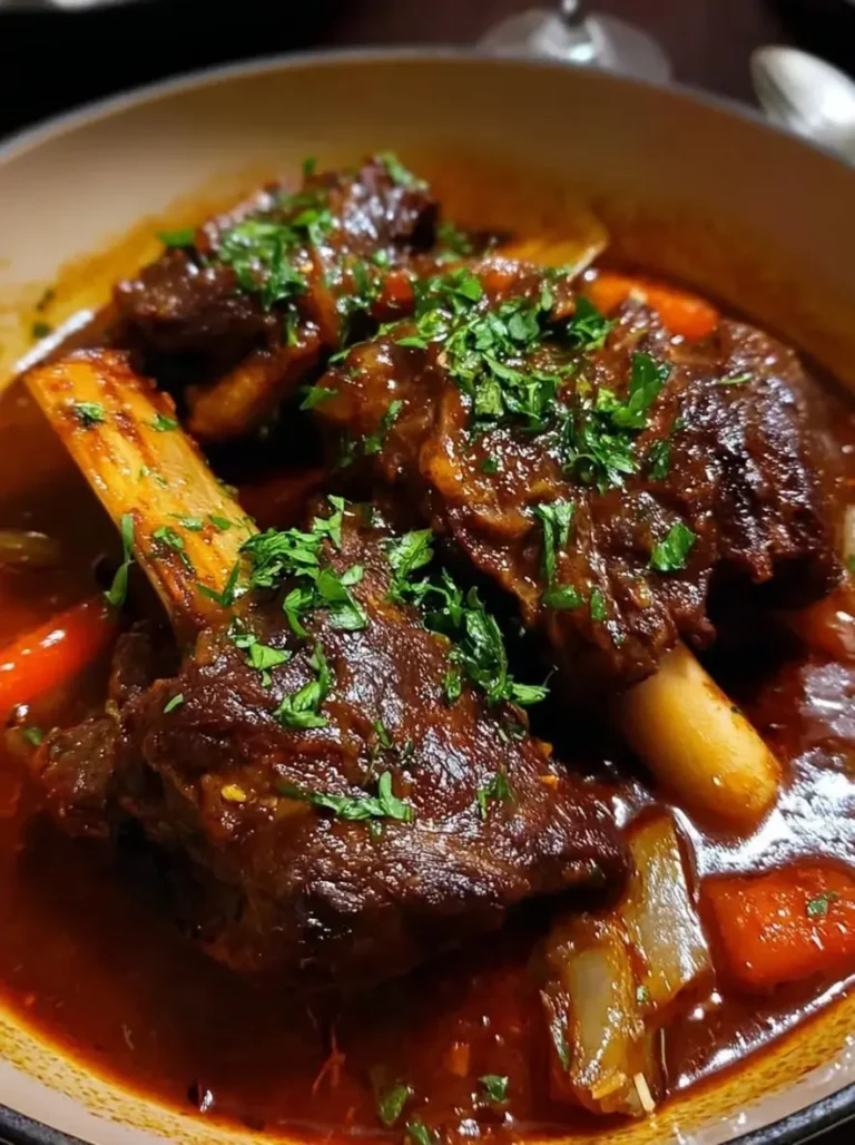 Fall-Off-the-Bone Red Wine Braised Lamb Shanks Recipe