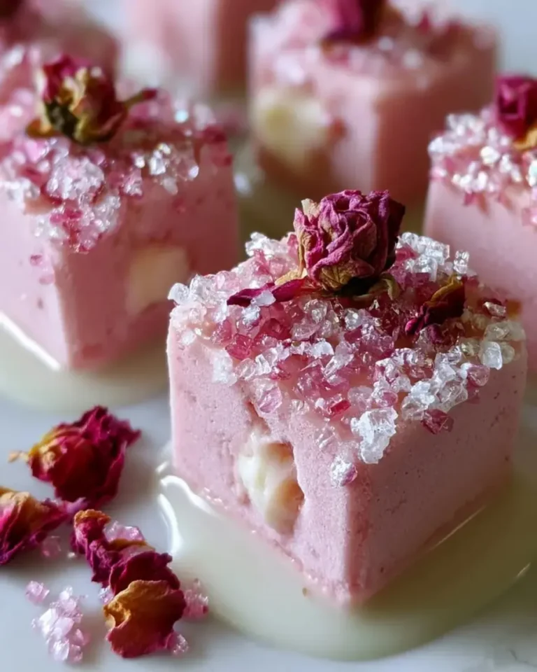 Velvet Vanilla Rose Crystal Cubes – Dreamy Crystal Glaze