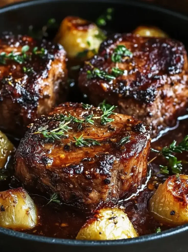Irresistible Dark Ale Braised Lamb with Treacle Glaze