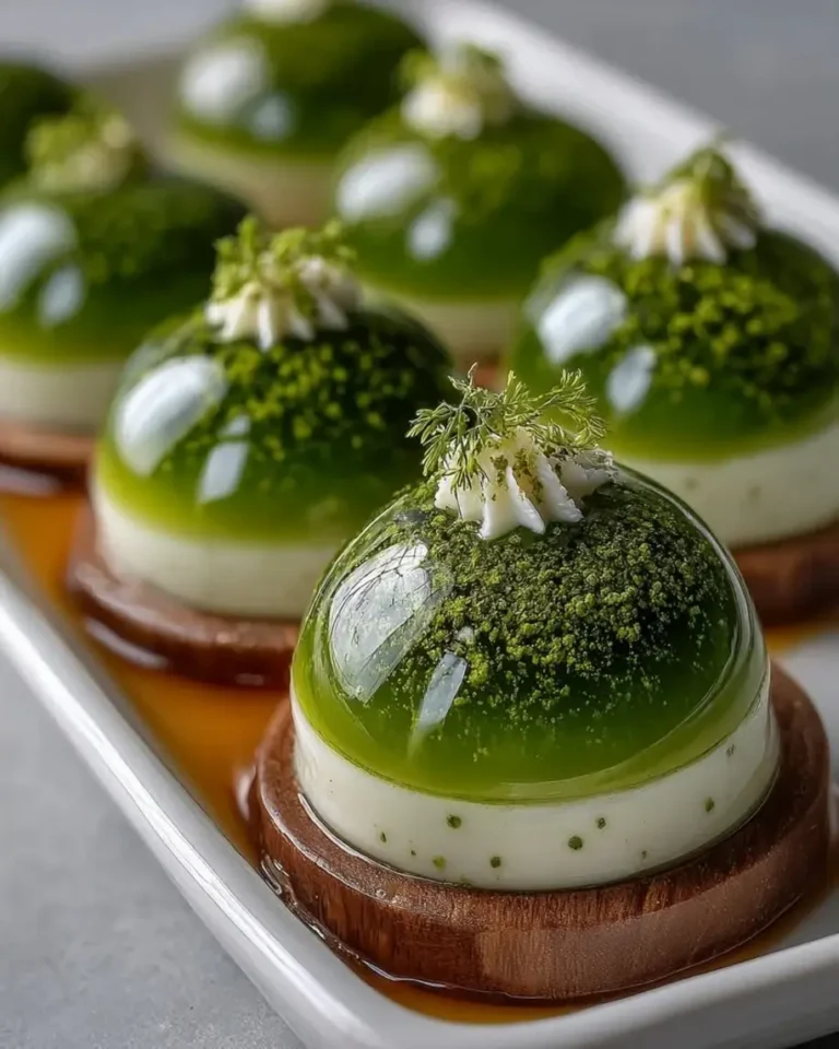 Stunning Emerald Matcha White Chocolate Dream Domes