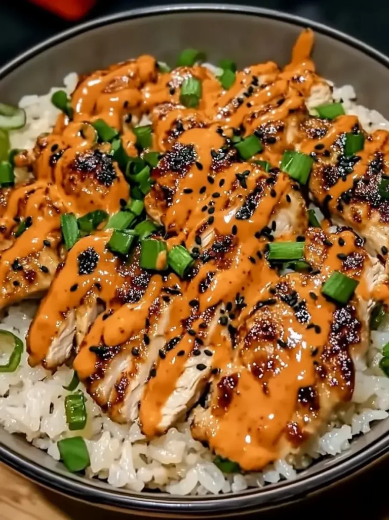 30-Minute Garlic Soy Chicken Bowls with Spicy Drizzle