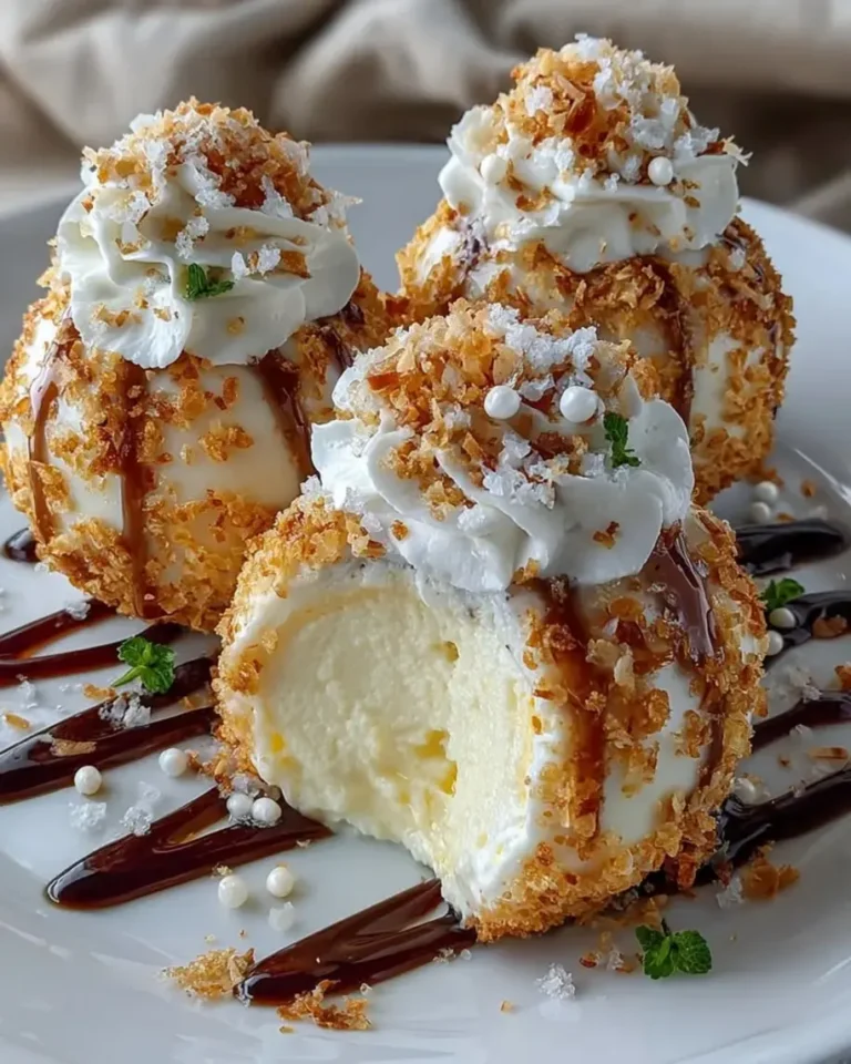 Creamy No-Bake Coconut Vanilla Cheesecake Bombs Recipe