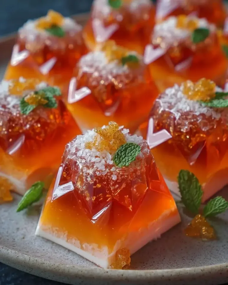 Glossy Crystal Peach Vanilla Prism Bombs
