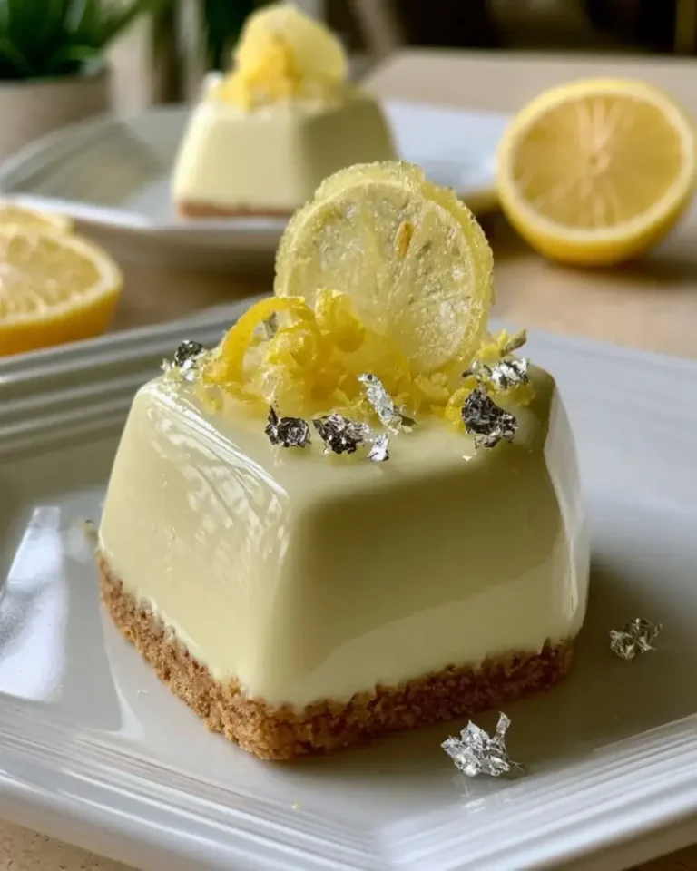 Stunning Lemon Cheesecake Domes with Crystal Mirror