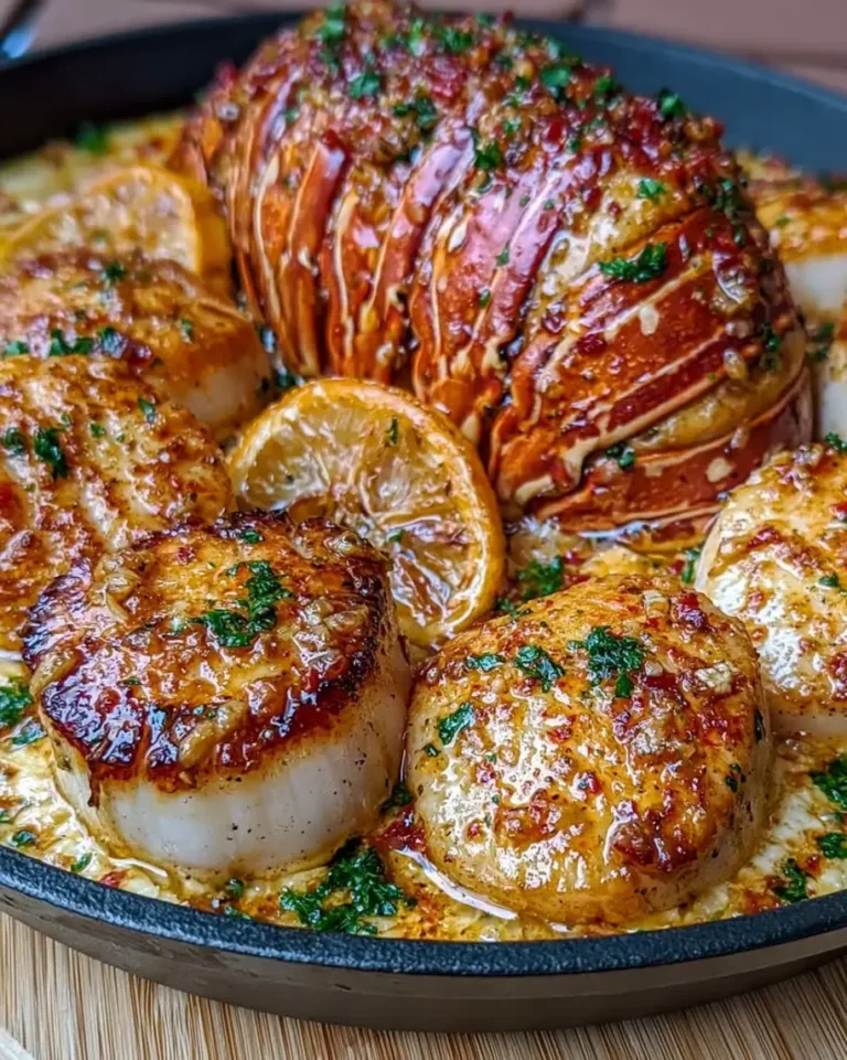 Garlic Butter Lobster & Scallops Ready in 30 Minutes