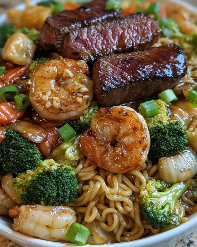 Flavor-Packed Steak and Shrimp Noodle Bowl Recipe