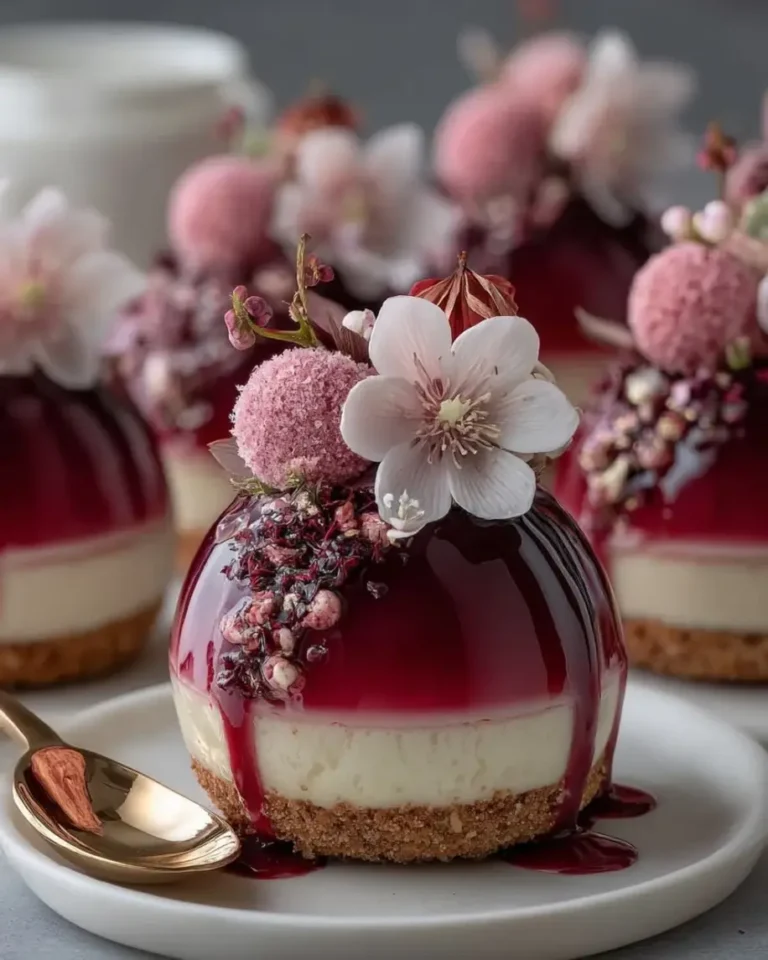 Stunning Rose Quartz Lychee Hibiscus Dream Domes
