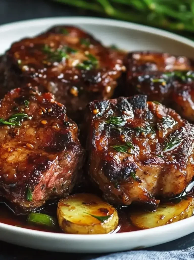 Honey Soy Glazed Lamb Roast with a Caramelized Finish