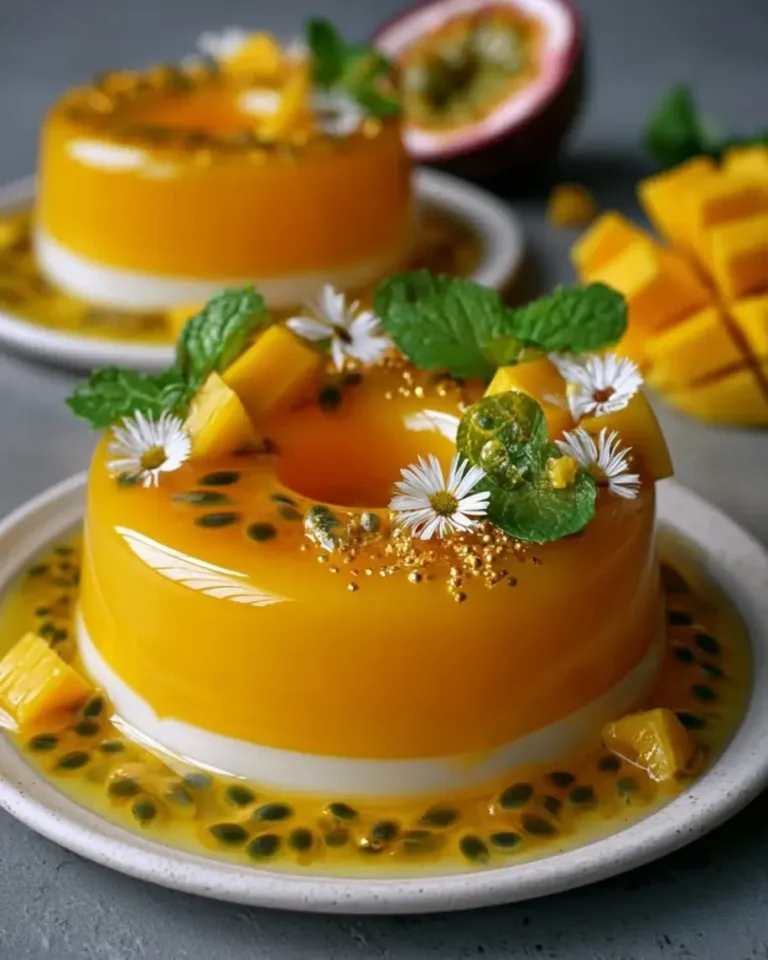Mango Passionfruit Jewel Rings with Vanilla Silk Filling