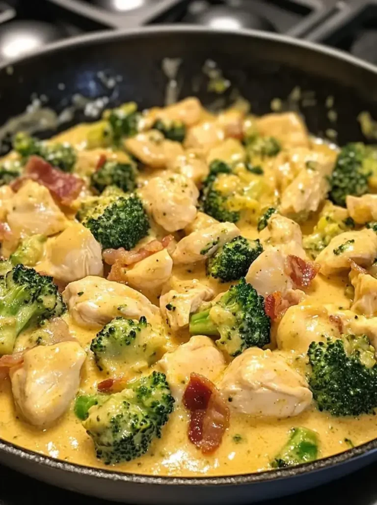 Creamy Garlic Butter Curry Alfredo with Crispy Bacon