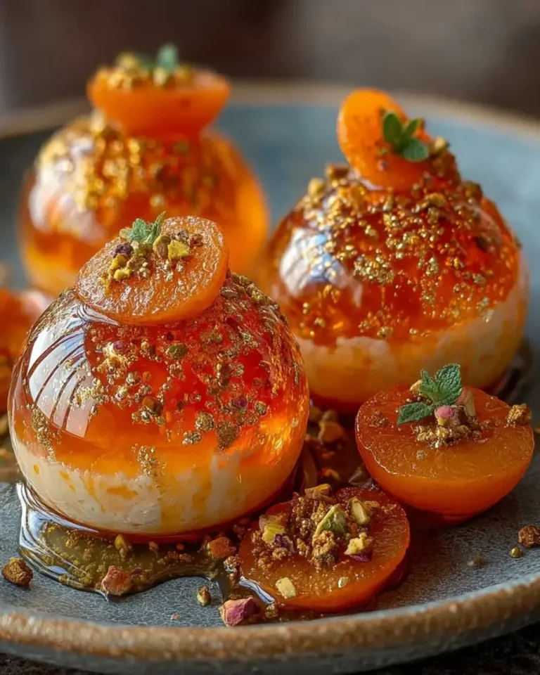 Show-Stopping Golden Apricot Mascarpone Dream Bombs