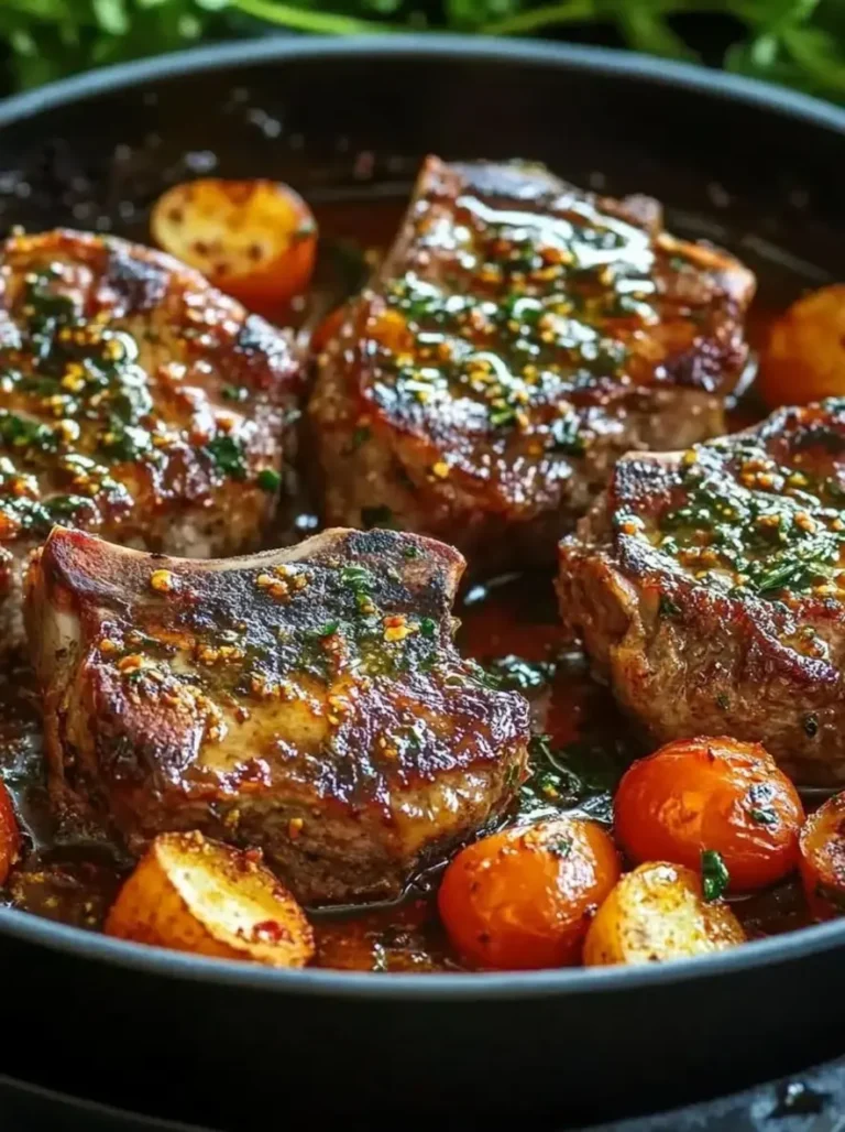 Easy Sticky Slow-Roasted Harissa Honey Lamb Cutlets