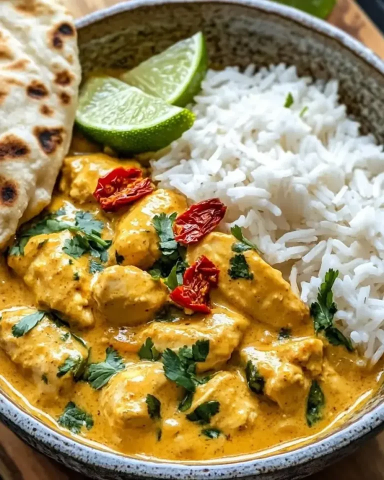 Creamy Slow-Simmered Coconut Lime Chicken Curry Recipe