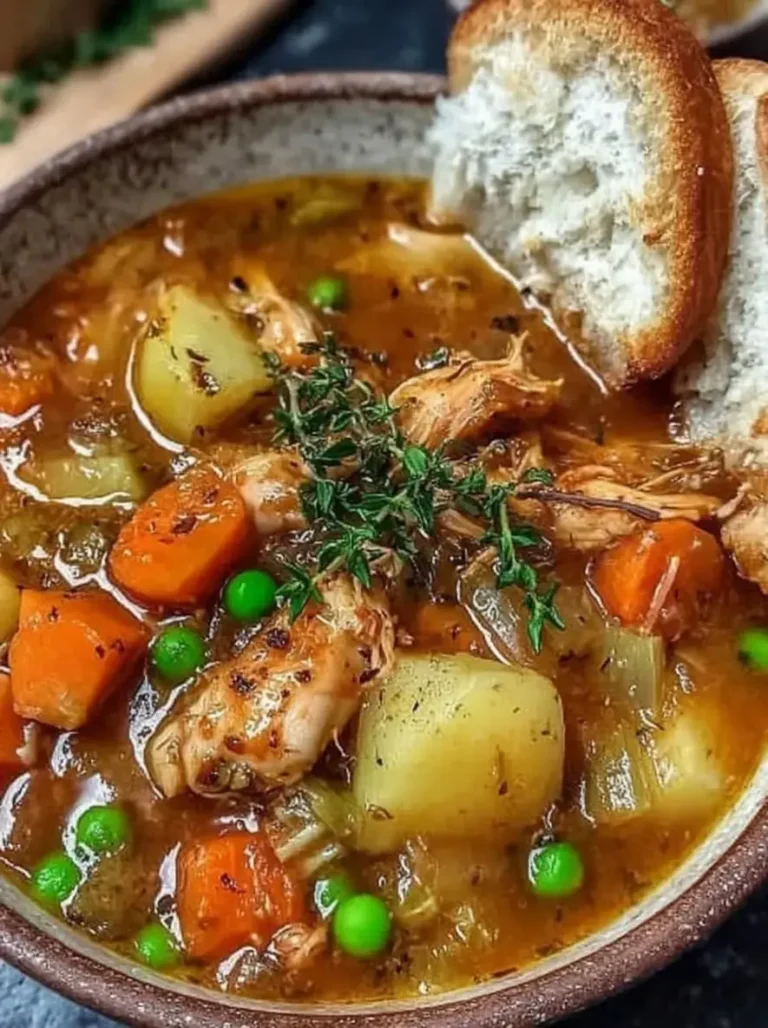 Hearty Chicken and Vegetable Stew – Easy One-Pot Dinner