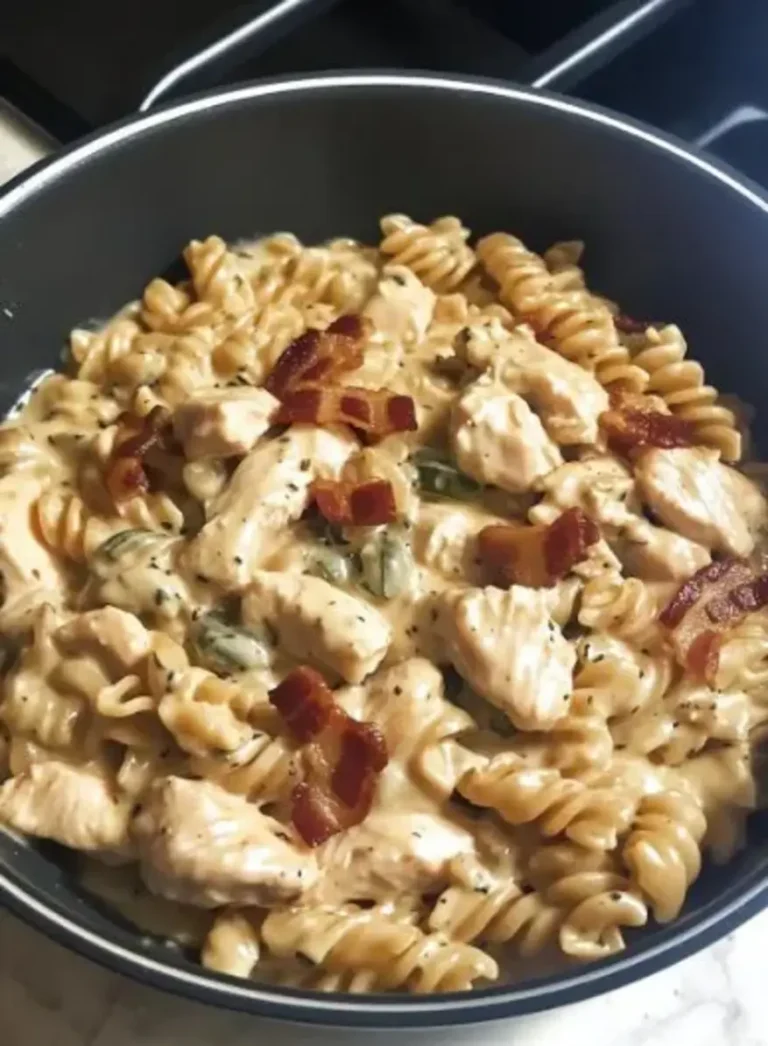 Creamy Honey Garlic Chicken Bacon Pasta You’ll Crave