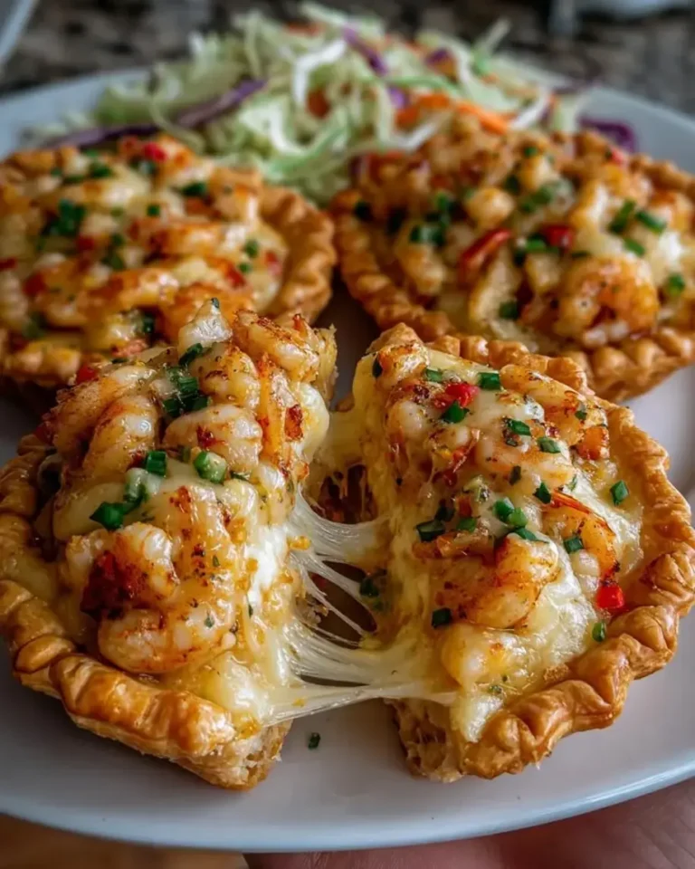 Louisiana Shrimp & Crawfish Mini Pies with Creamy Cajun