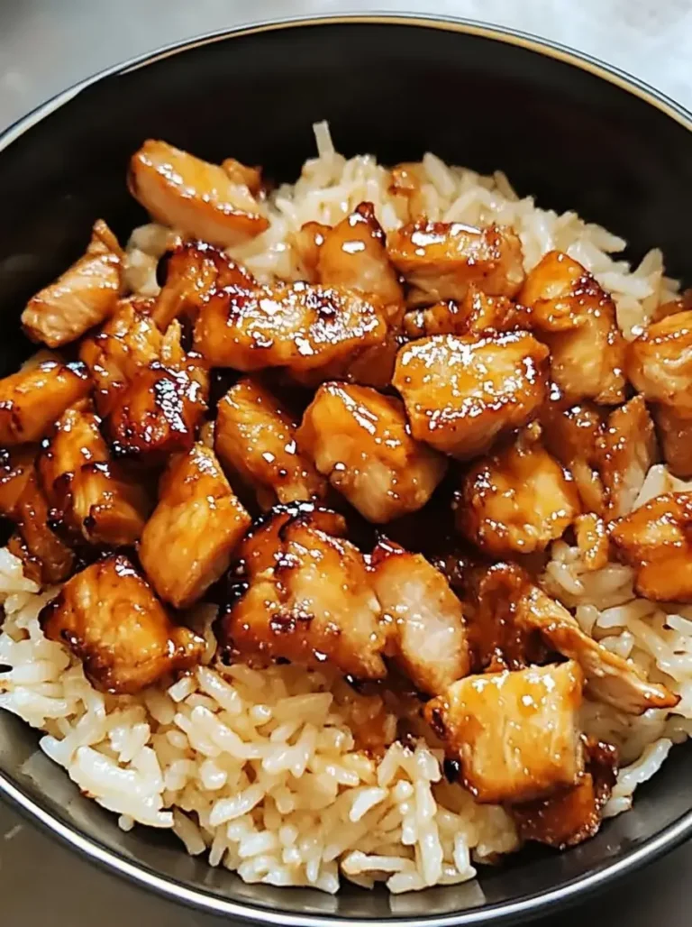 Crispy Firecracker Chicken with Bacon & Honey Rice