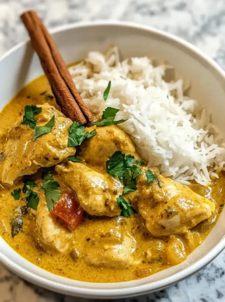 Silky Coconut Chicken Curry with Warm Cinnamon Spices