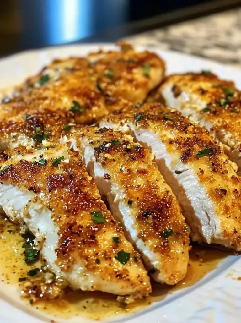 Juicy Herb Marinated Chicken Breasts with Garlic Panko