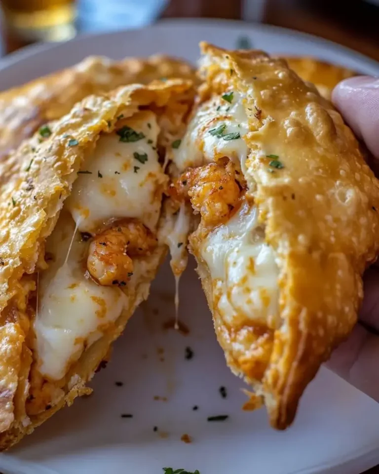Flaky Baked Cheesy Cajun Crawfish & Shrimp Empanadas